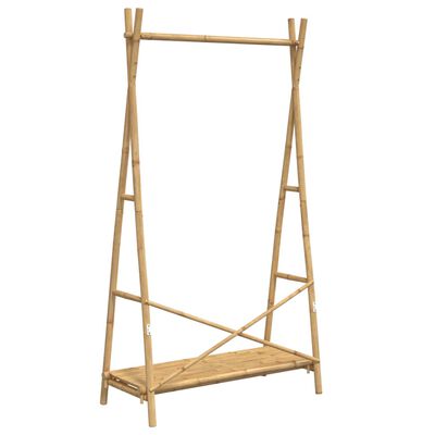 vidaXL Clothes Rack with Shelf 40.2"x19.7"x74.8" Bamboo