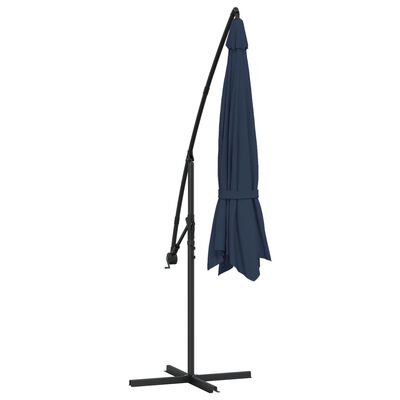 vidaXL Cantilever Garden Parasol 137.8" Blue