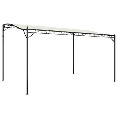 vidaXL Canopy Cream 13.1'x9.8' 0.6 oz/ft² Fabric and Steel