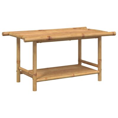 vidaXL Coffee Table 35.4"x19.7"x17.7" Bamboo