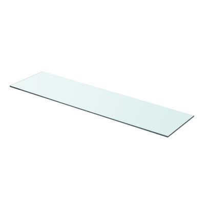 vidaXL Shelf Panel Glass Clear 31.5"x7.9"