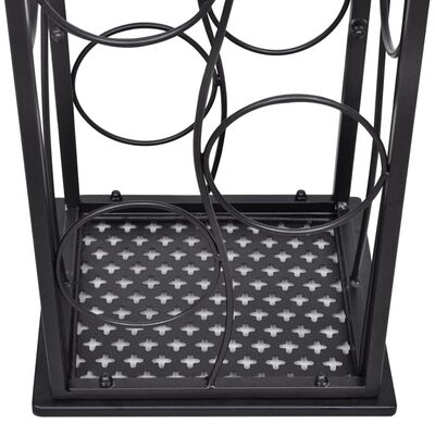 vidaXL Wine Rack for 8 Bottles Metal