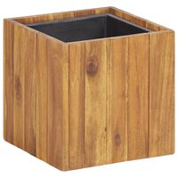 vidaXL Garden Raised Bed Pot 9.6"x9.6"x9.8" Solid Acacia Wood