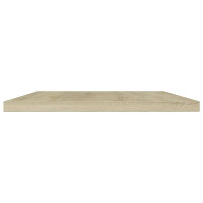 vidaXL Bookshelf Boards 4 pcs Sonoma Oak 23.6"x7.9"x0.6" Engineered Wood