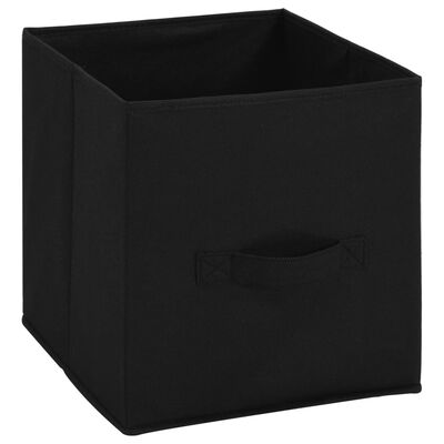 Black Storage Basket Cabinet