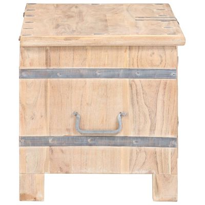 vidaXL Chest 35.4"x15.7"x15.7" Solid Acacia Wood