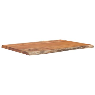 vidaXL Table Top 31.5"x23.6"x1" Rectangular Solid Wood Acacia Live Edge