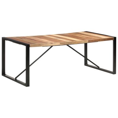 vidaXL Dining Table 78.7"x39.4"x29.5" Solid Wood