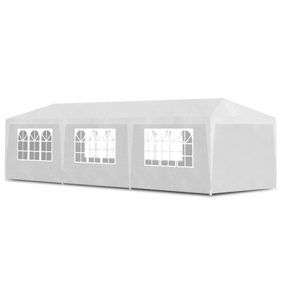 vidaXL Party Tent 10'x30' White