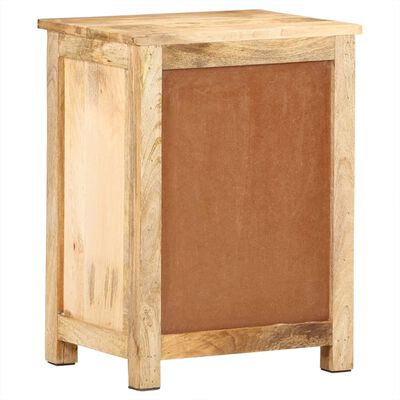 vidaXL Bedside Cabinet 17.7"x13.8"x23.6" Solid Mango Wood