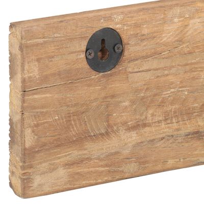 vidaXL Hall Hanger with 5 Hooks 39.4"x1"x5.9" Solid Reclaimed Wood