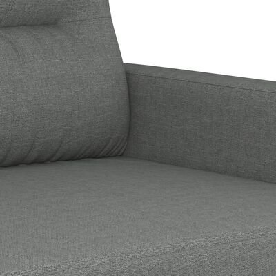 vidaXL Sofa Chair Dark Gray 23.6" Fabric