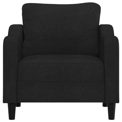 vidaXL Sofa Chair Black 23.6" Fabric