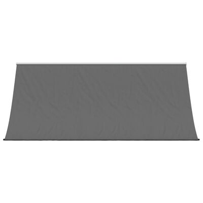 vidaXL Retractable Awning Anthracite 118.1"x59.1" Fabric and Steel