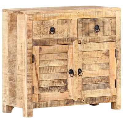 vidaXL Sideboard 27.6"x11.8"x26.8" Solid Wood Mango