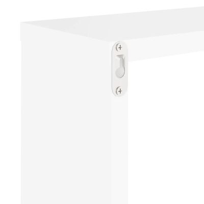 vidaXL Wall Cube Shelves 2 pcs White 11.8"x5.9"x11.8"