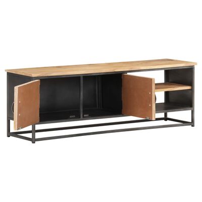 vidaXL TV Stand 47.2"x11.8"x15.7" Solid Wood Acacia