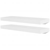 vidaXL Wall Shelves 4 pcs White 23.6"