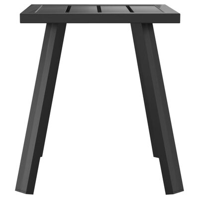 vidaXL Patio Table Anthracite 13.4"x13.4"x15" Steel