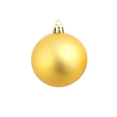 vidaXL 100 Piece Christmas Ball Set 1.2"/1.6"/2.4" Gold