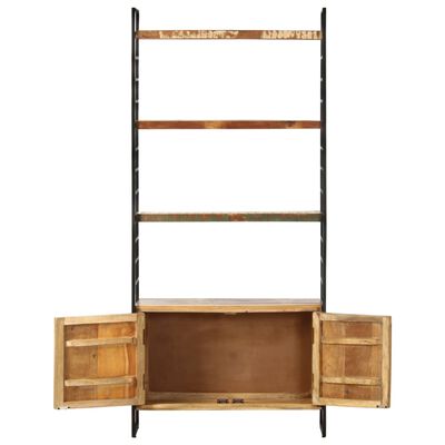 vidaXL 4-Tier Bookcase 31.5"x11.8"x70.9" Solid Reclaimed Wood