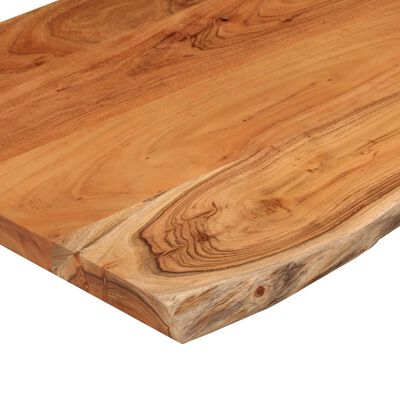 vidaXL Table Top 31.5"x23.6"x1" Rectangular Solid Wood Acacia Live Edge