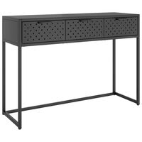 vidaXL Console Table Anthracite 41.7"x13.8"x29.5" Steel