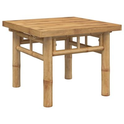 vidaXL Coffee Table 17.7"x17.7"x13.8" Bamboo