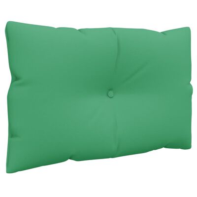 vidaXL Pallet Cushions 3 pcs Green Fabric