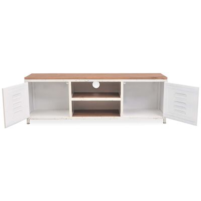 vidaXL TV Stand 47.2"x11.8"x15.7" White