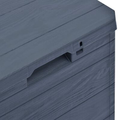 vidaXL Patio Storage Box 23.8 gal Anthracite