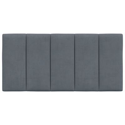 vidaXL Headboard Cushion Dark Gray 39.4" Velvet