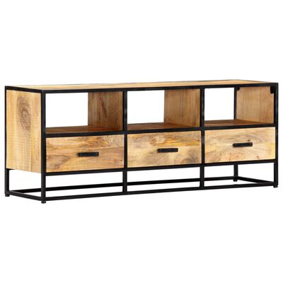 vidaXL TV Stand 47.2"x11.8"x17.7" Solid Wood Mango