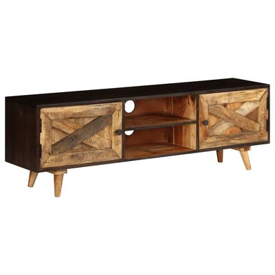 vidaXL TV Stand Solid Wood Mango 55.1"x11.8"x17.7"