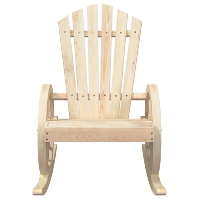 vidaXL Rocking Adirondack Chair Solid Wood Fir