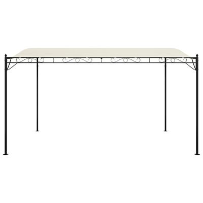 vidaXL Canopy Cream 13.1'x9.8' 0.6 oz/ft² Fabric and Steel