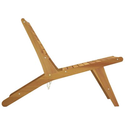 vidaXL Patio Chair Solid Wood Teak