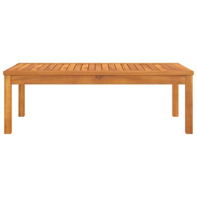 vidaXL Coffee Table 39.4"x19.7"x13" Solid Acacia Wood