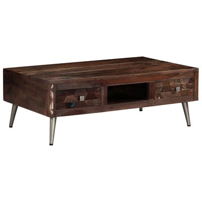 vidaXL Coffee Table Solid Reclaimed Wood 39.3"x23.6"x13.7"