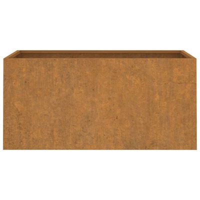 vidaXL Planter 24.4"x11.8"x11.4" Corten Steel