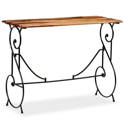 vidaXL Console Table Solid Sheesham Wood 39.4"x15.7"x29.5"