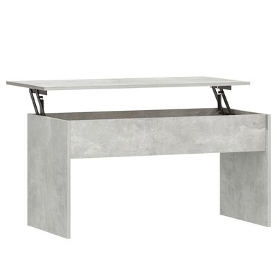 vidaXL Coffee Table Concrete Gray 40.2"x19.9"x20.7" Engineered Wood