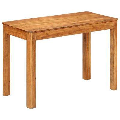 vidaXL Dining Table 43.3"x21.7"x29.9" Solid Wood Acacia