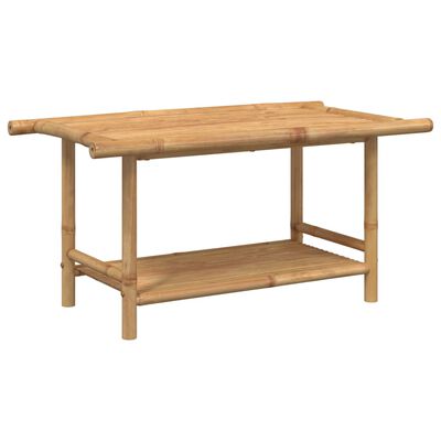 vidaXL Coffee Table 35.4"x19.7"x17.7" Bamboo