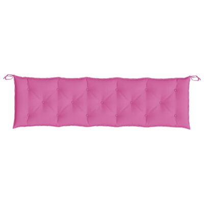 vidaXL Garden Bench Cushions 2 pcs Pink Oxford Fabric