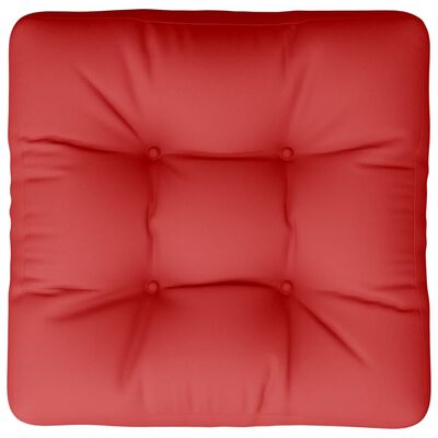 vidaXL Pallet Cushion Red 19.7"x19.7"x4.7" Fabric