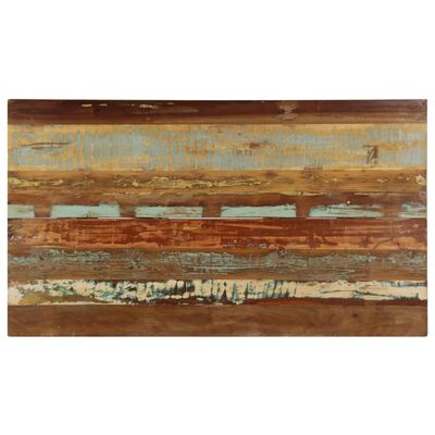 vidaXL Dining Table 55.1"x31.5"x29.9" Solid Reclaimed Wood