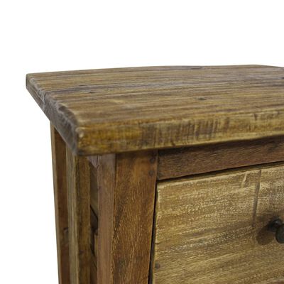 vidaXL Nightstand Solid Reclaimed Wood 15.7"x11.8"x20.1"