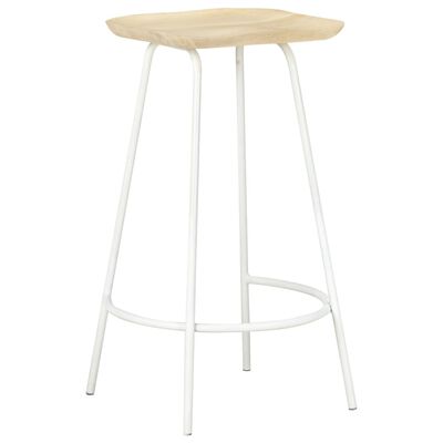 vidaXL Bar Stools 4 pcs Solid Mango Wood