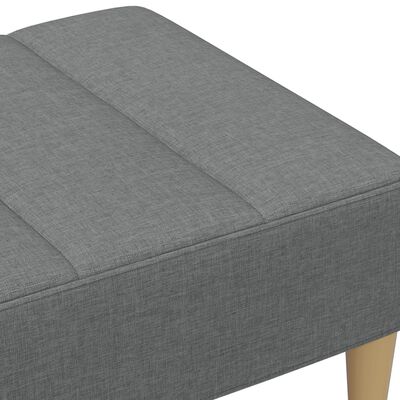 vidaXL Footstool Dark Gray 30.3"x21.7"x12.2" Fabric